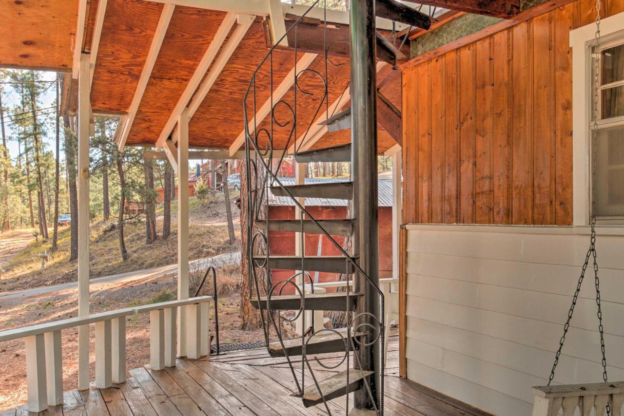 Ruidoso Cabin With Forest Views And Covered Porch Exterior photo