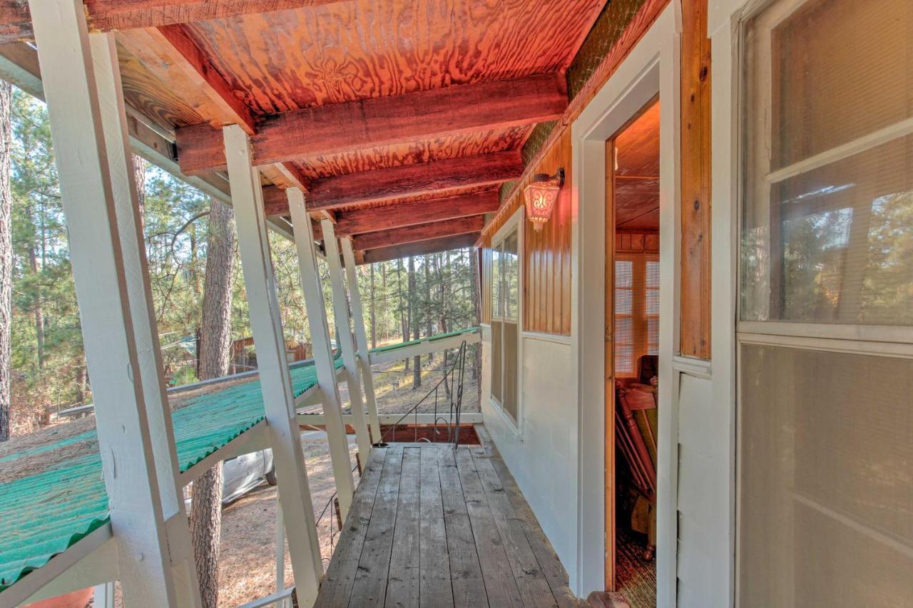 Ruidoso Cabin With Forest Views And Covered Porch Exterior photo